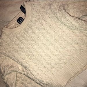 White Gap Sweater